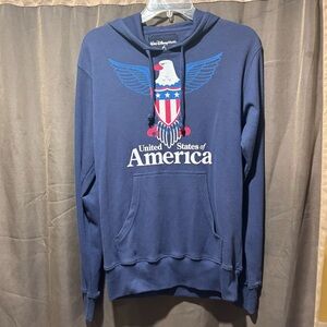 Walt Disney Epcot World Showcase United States Of America Pullover Hoodie Size S